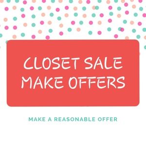 ALL REASONABLE (definition fair and sensible) OFFERS ACCEPTED